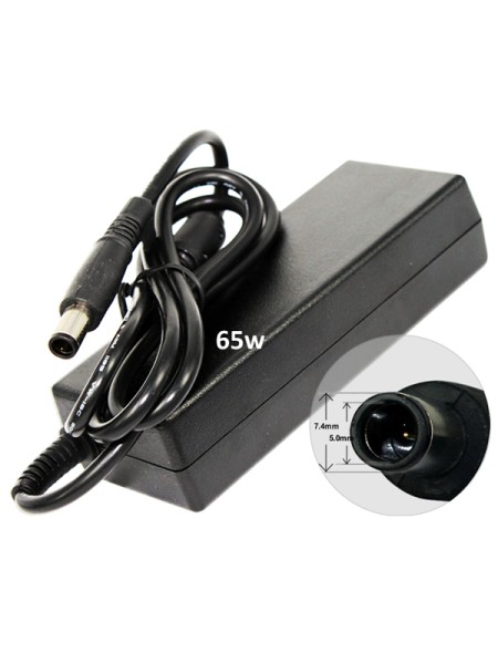Cargador compatible para portátil HP / Compaq 65W 18.5V 3.5A 7.4 mm x 5.0 mm / 3575